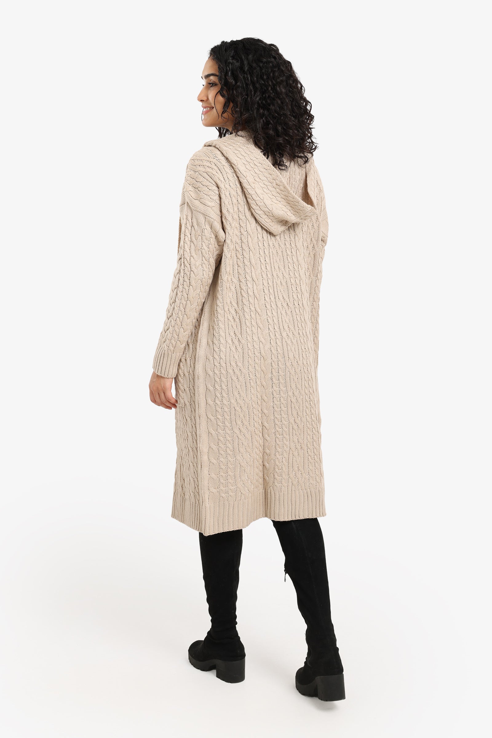 Hooded Midi Cardigan