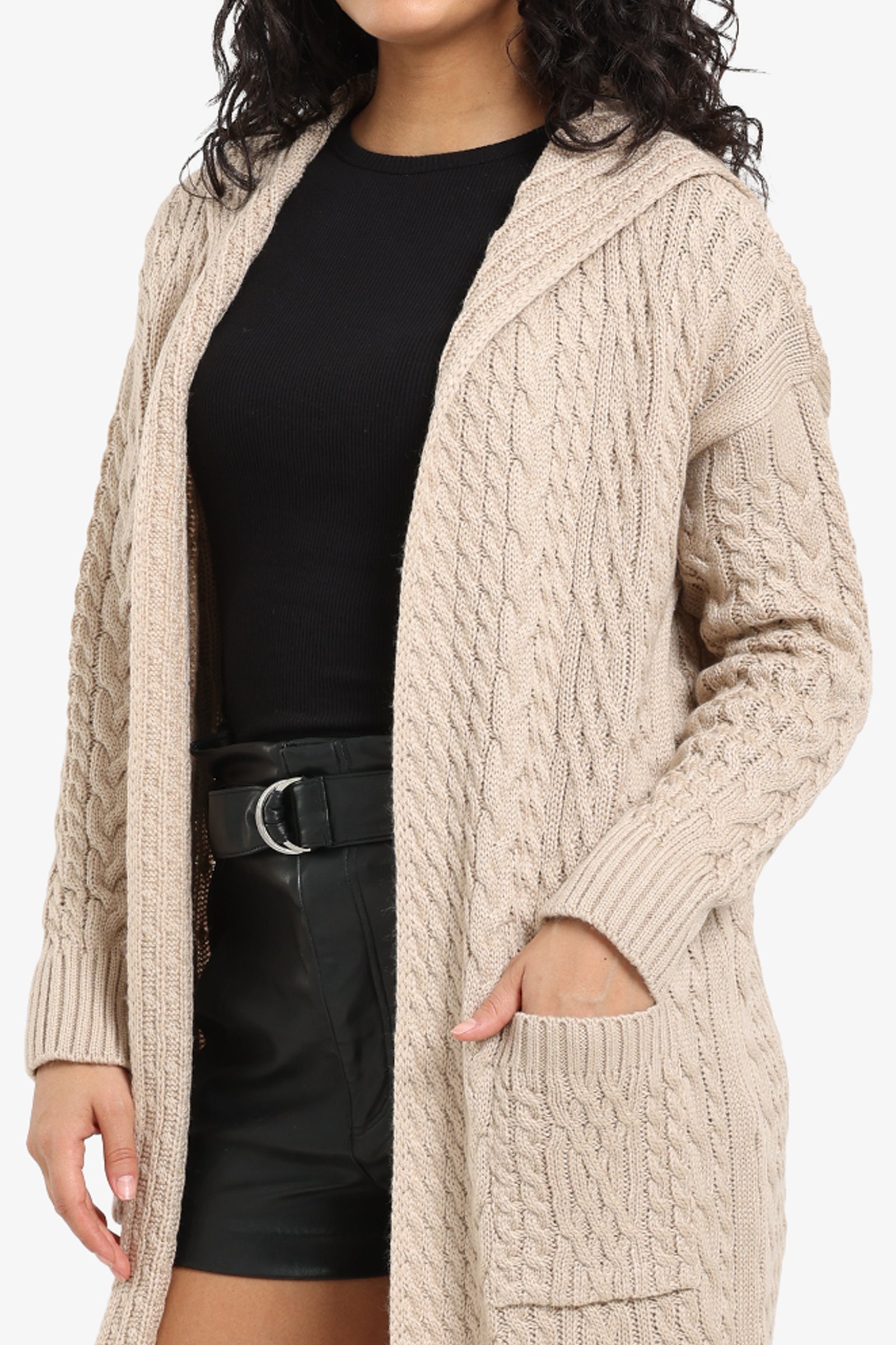 Hooded Midi Cardigan
