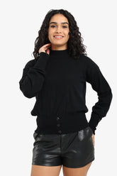 Button Detail Pullover