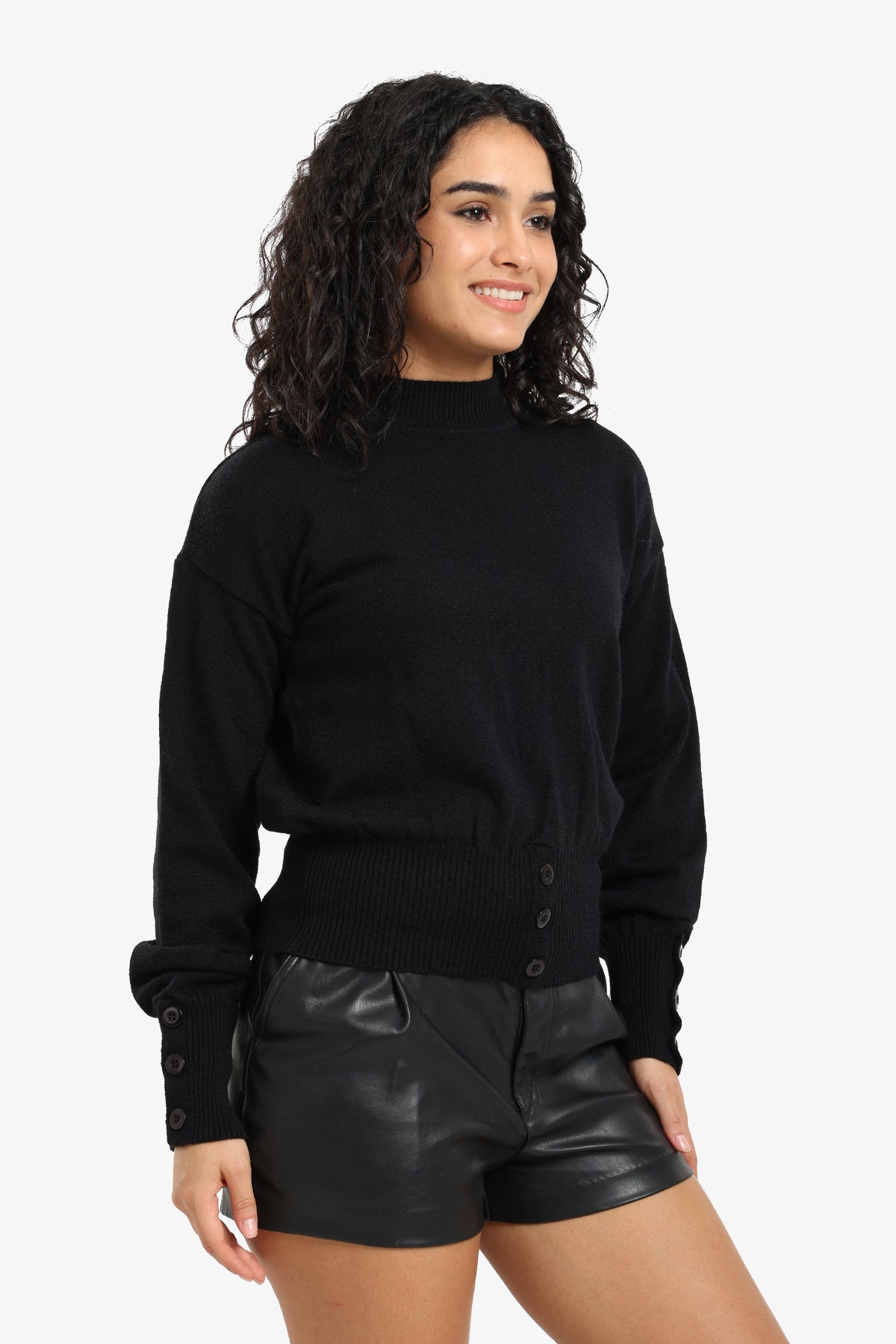 Button Detail Pullover
