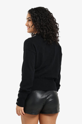 Button Detail Pullover