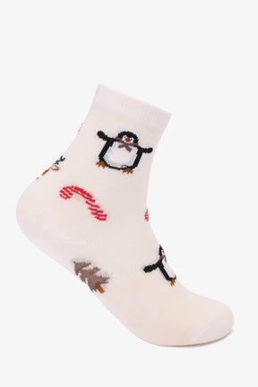 Girly Christmas Socks - 3 Pairs