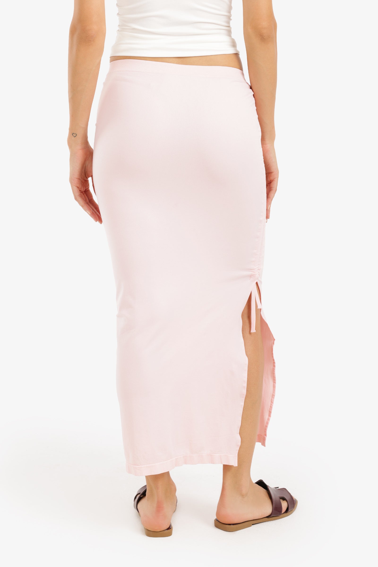 Elegant Side Slit Long Skirt