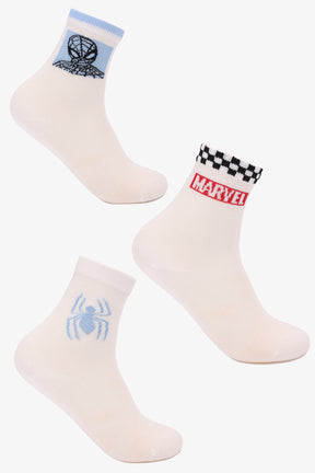 Marvel Spiderman Socks - 3 Pairs