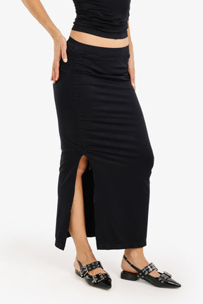 Elegant Side Slit Long Skirt