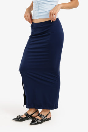 Elegant Side Slit Long Skirt