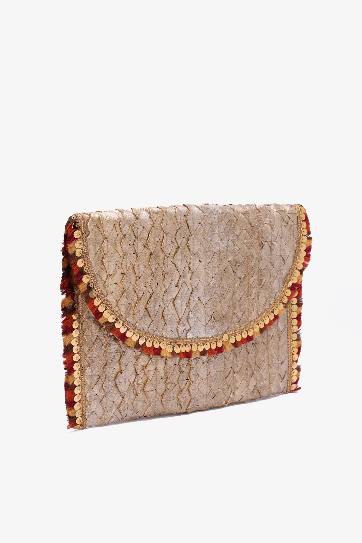 Beach Clutch with Tassels