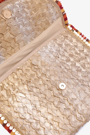 Beach Clutch with Tassels
