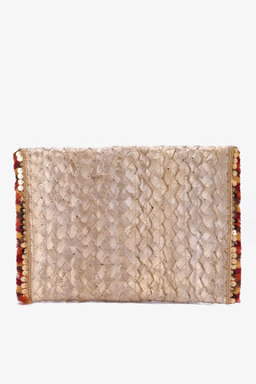 Beach Clutch with Tassels