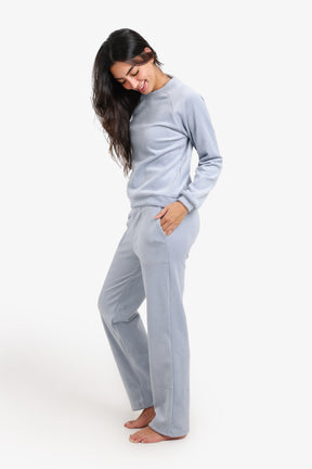 طقم بيجامة بنقشة بارزة