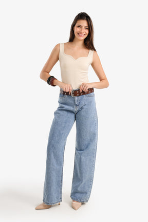 Sweetheart Neckline Tank Top