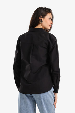 قميص هاي-لو بقصة عادية