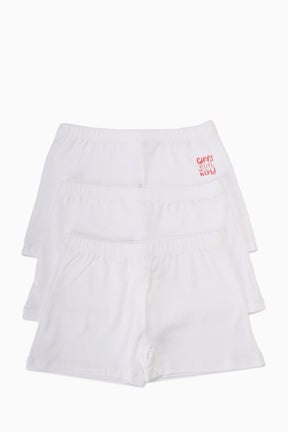 Pack of 3 Girly Brief Shorts