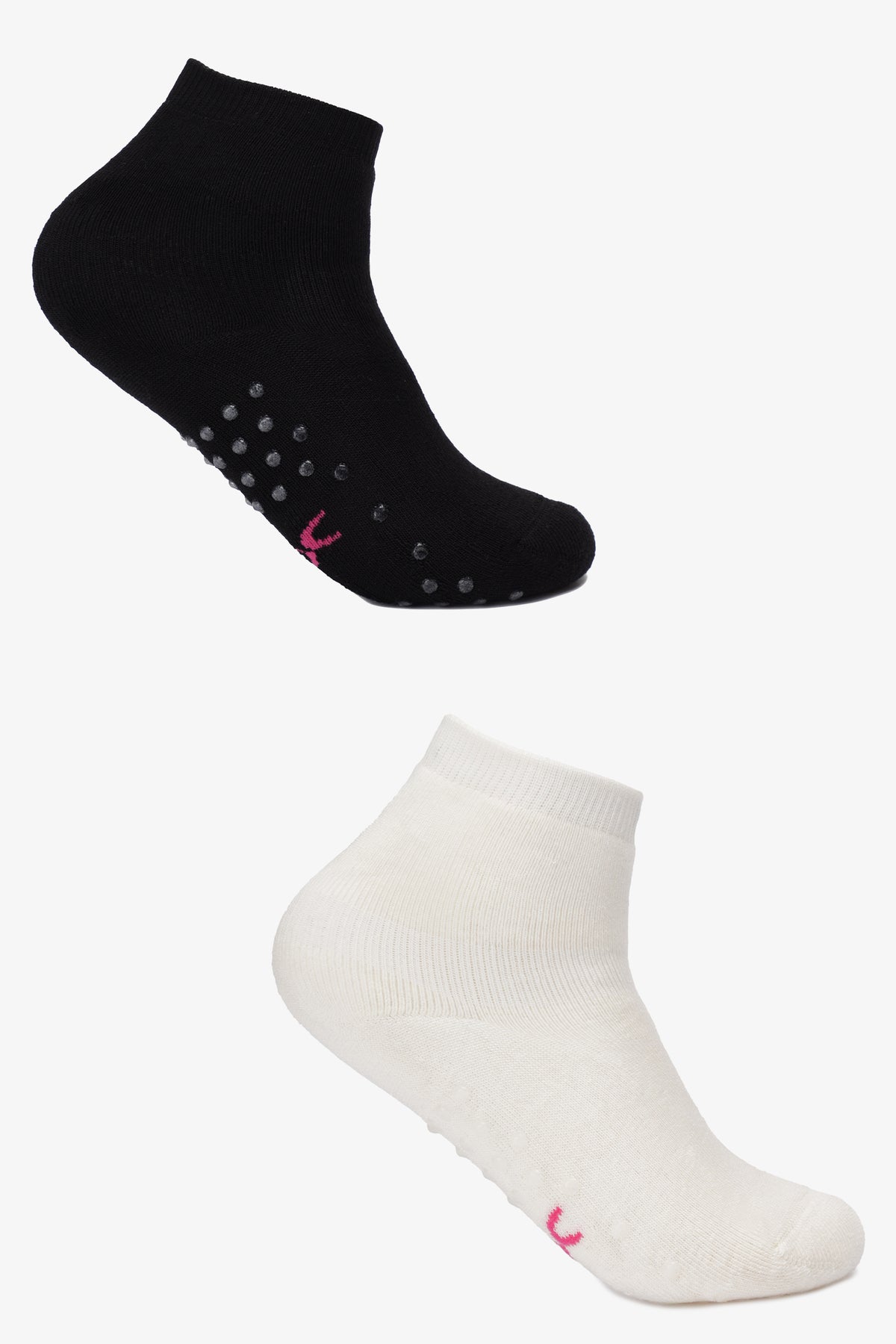 Girly Grip Ankle Socks - 2 Pairs