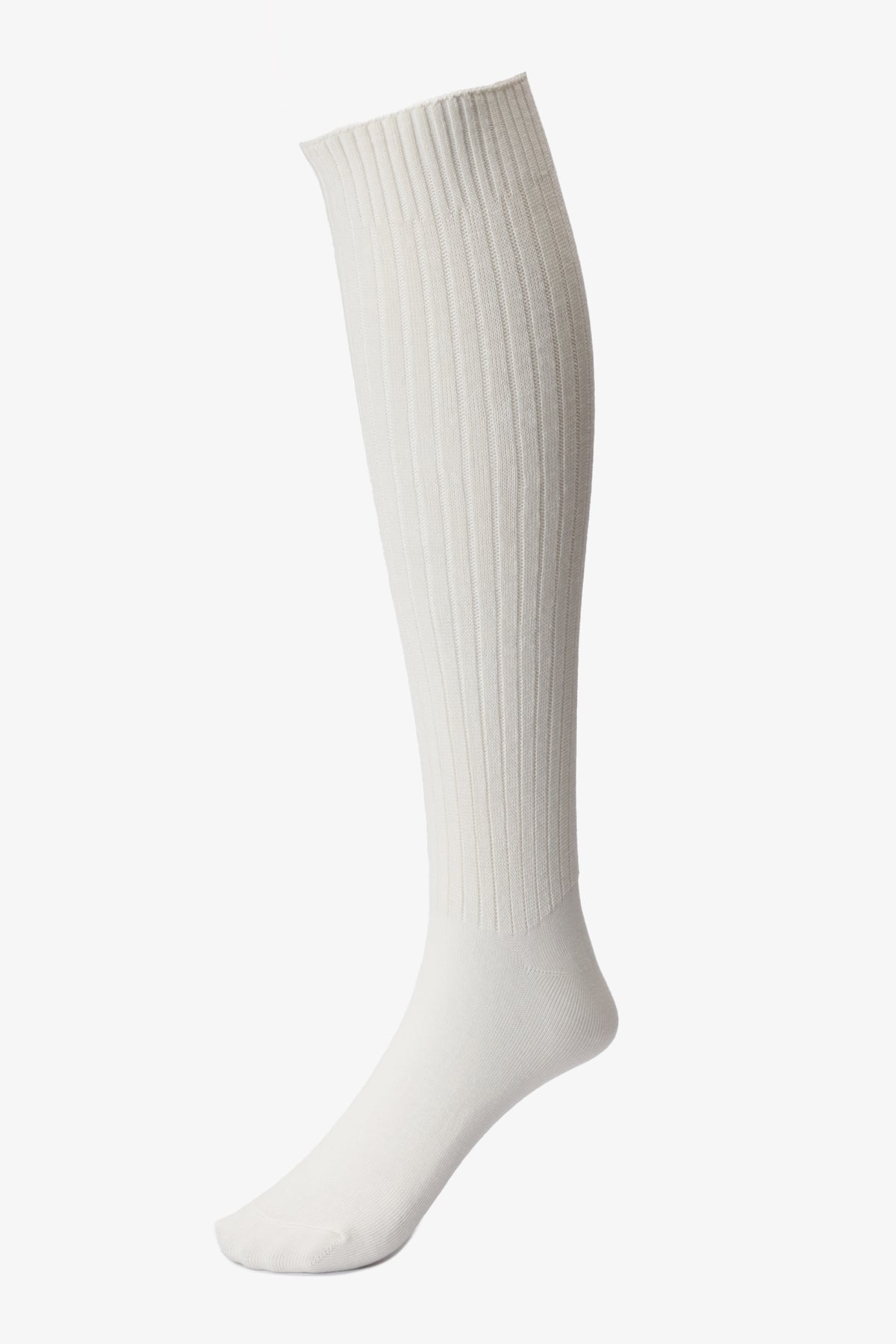 Ribbed Knee-High Socks