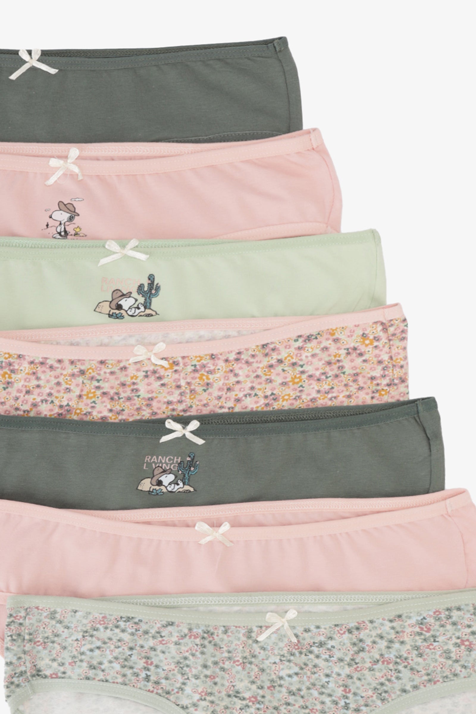 Pack of 7 Colored Bikini Panties