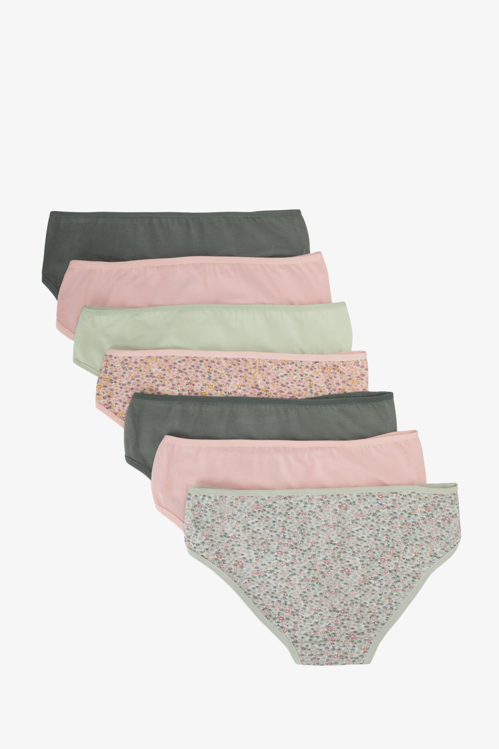 Pack of 7 Colored Bikini Panties