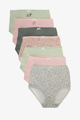 Pack of 7 Colored Full Brief Panties