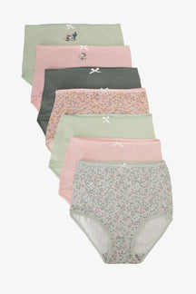 Pack of 7 Colored Full Brief Panties