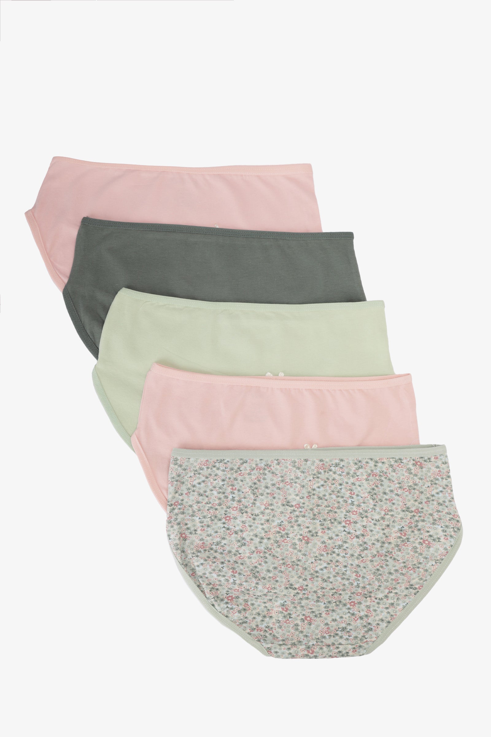 Pack of 5 Girly Brief Panties