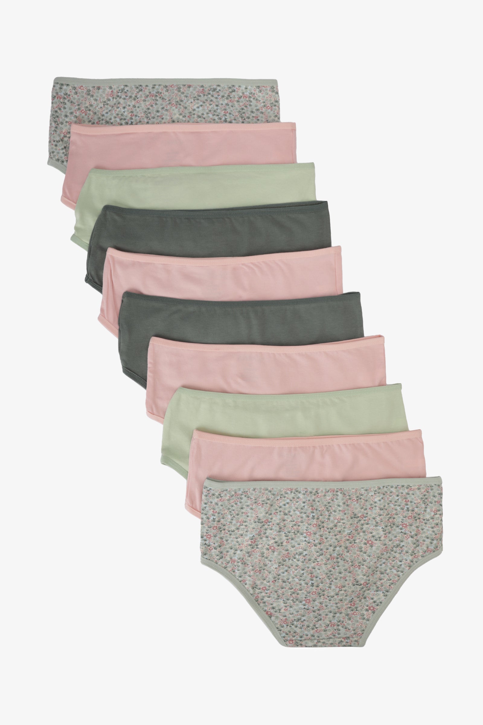 Pack of 10 Colored Brief Panties