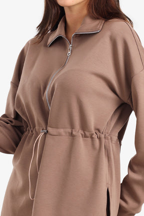 Half Zip-Up Lounge Sweatshirt