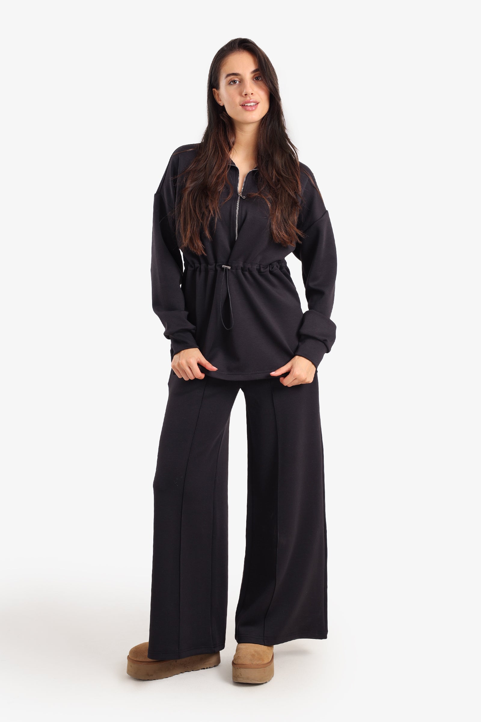 Half Zip-Up Lounge Sweatshirt