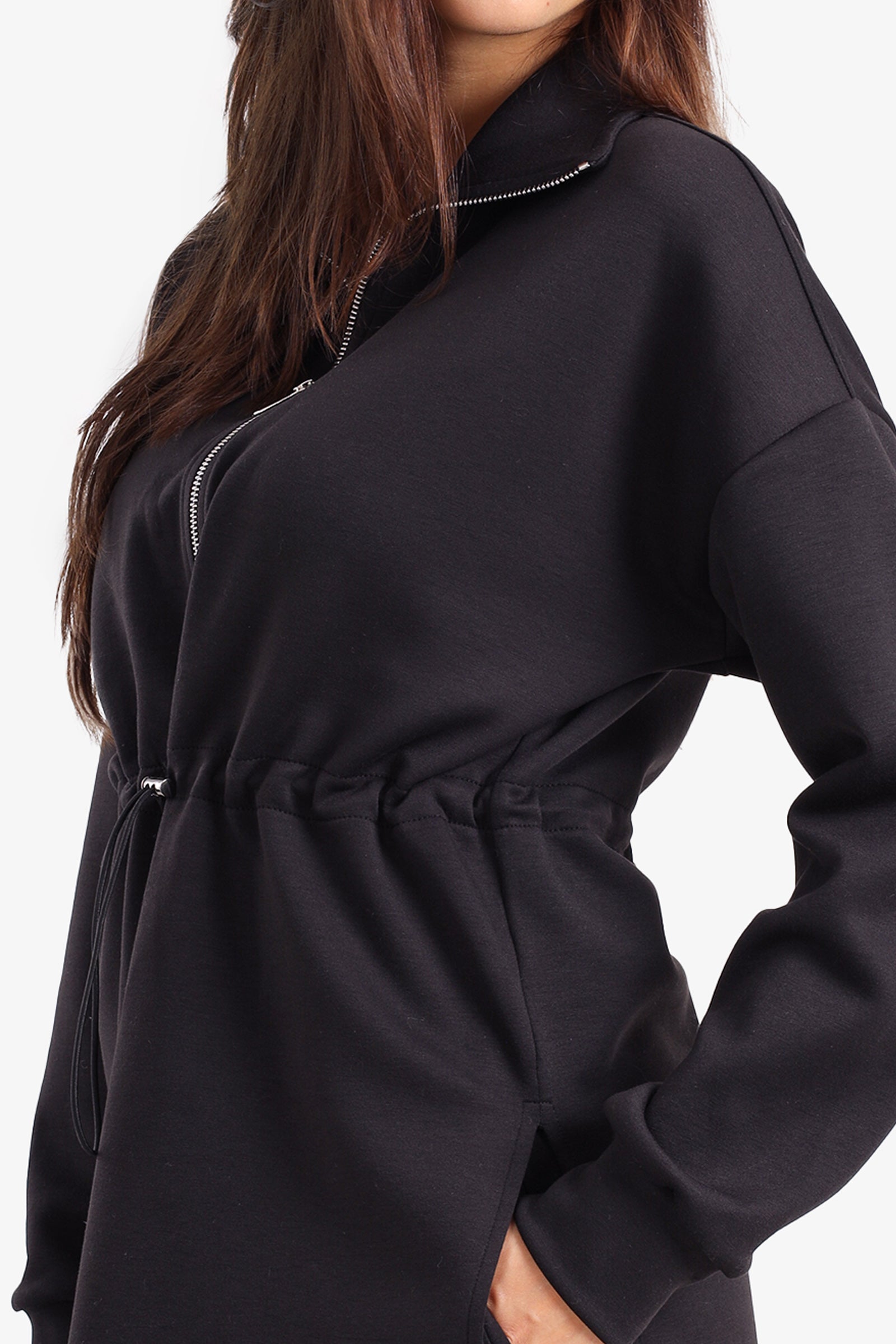 Half Zip-Up Lounge Sweatshirt