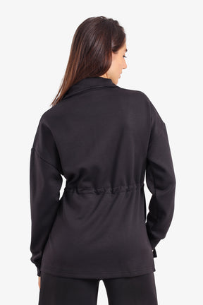 Half Zip-Up Lounge Sweatshirt