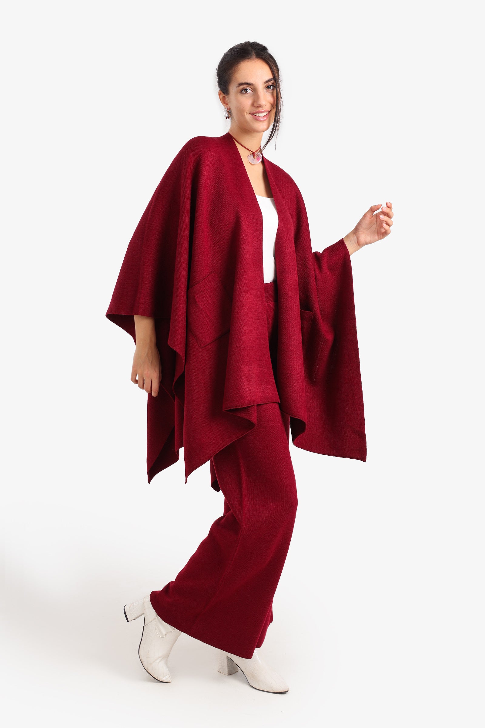 Knitted Loose Fit Poncho