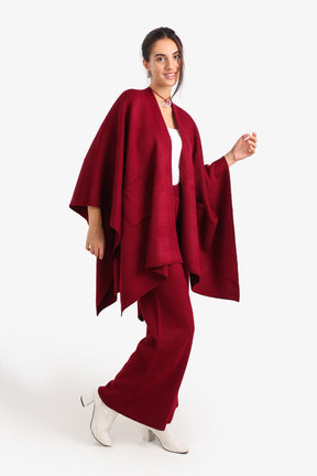 Knitted Loose Fit Poncho