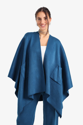 Lounge Poncho with Pockets
