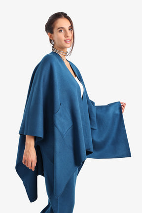 Lounge Poncho with Pockets