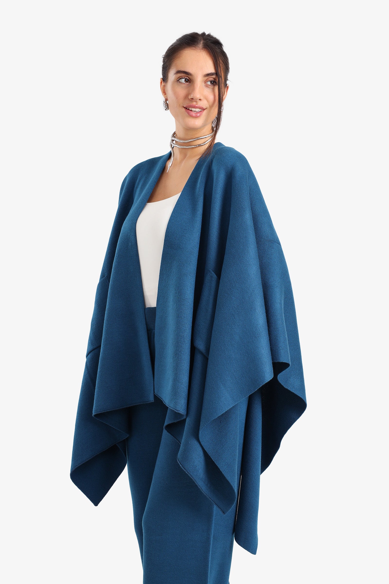 Lounge Poncho with Pockets