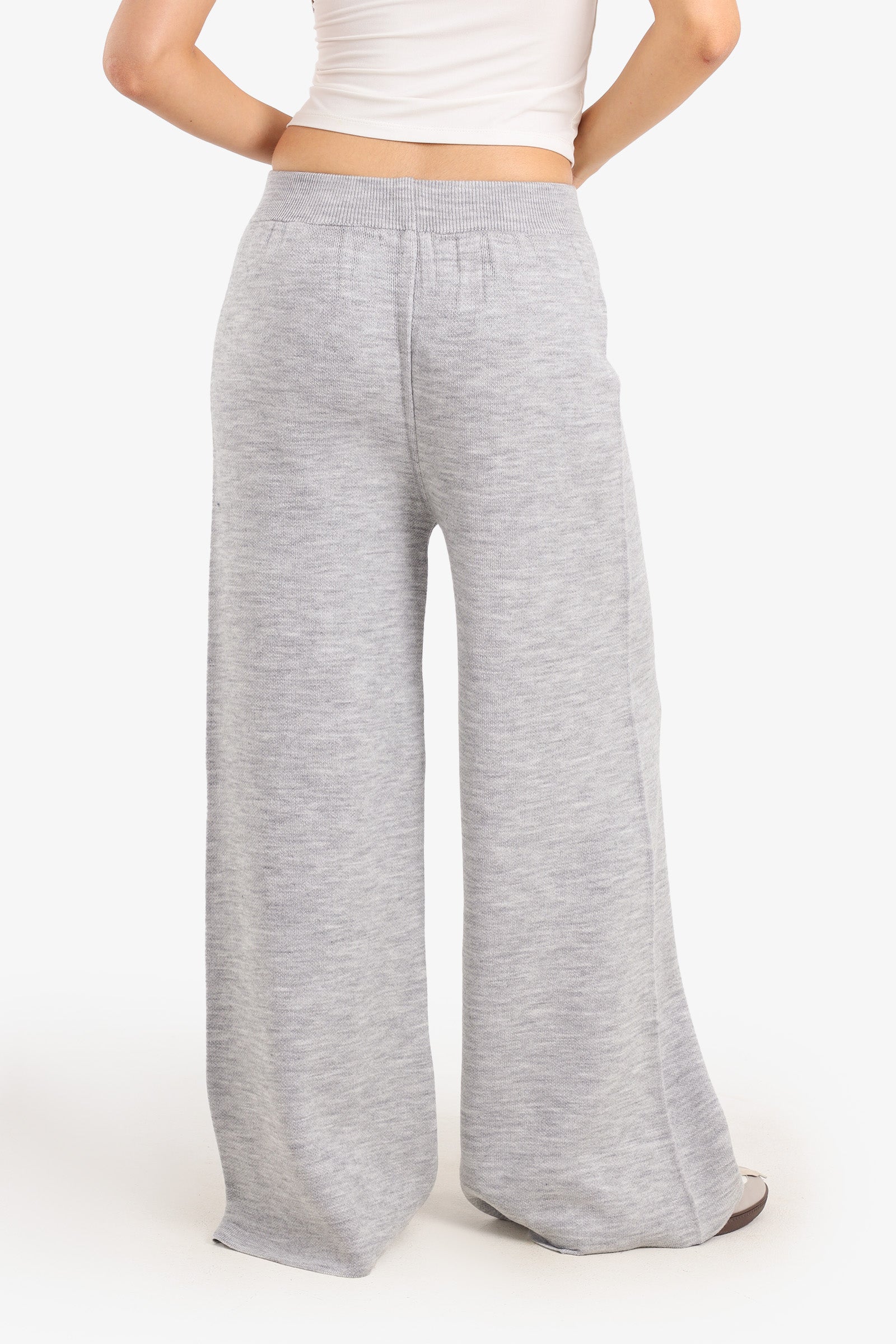 بنطلون لاونج بخصر عالٍ