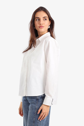 Classic Asymmetric Hem Shirt