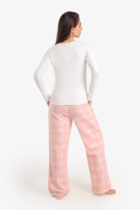 Round Neck Pyjama Set