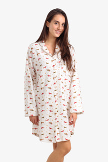 Festive Printed Night Shirt