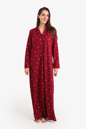 Long Sleeve Maxi Nightgown