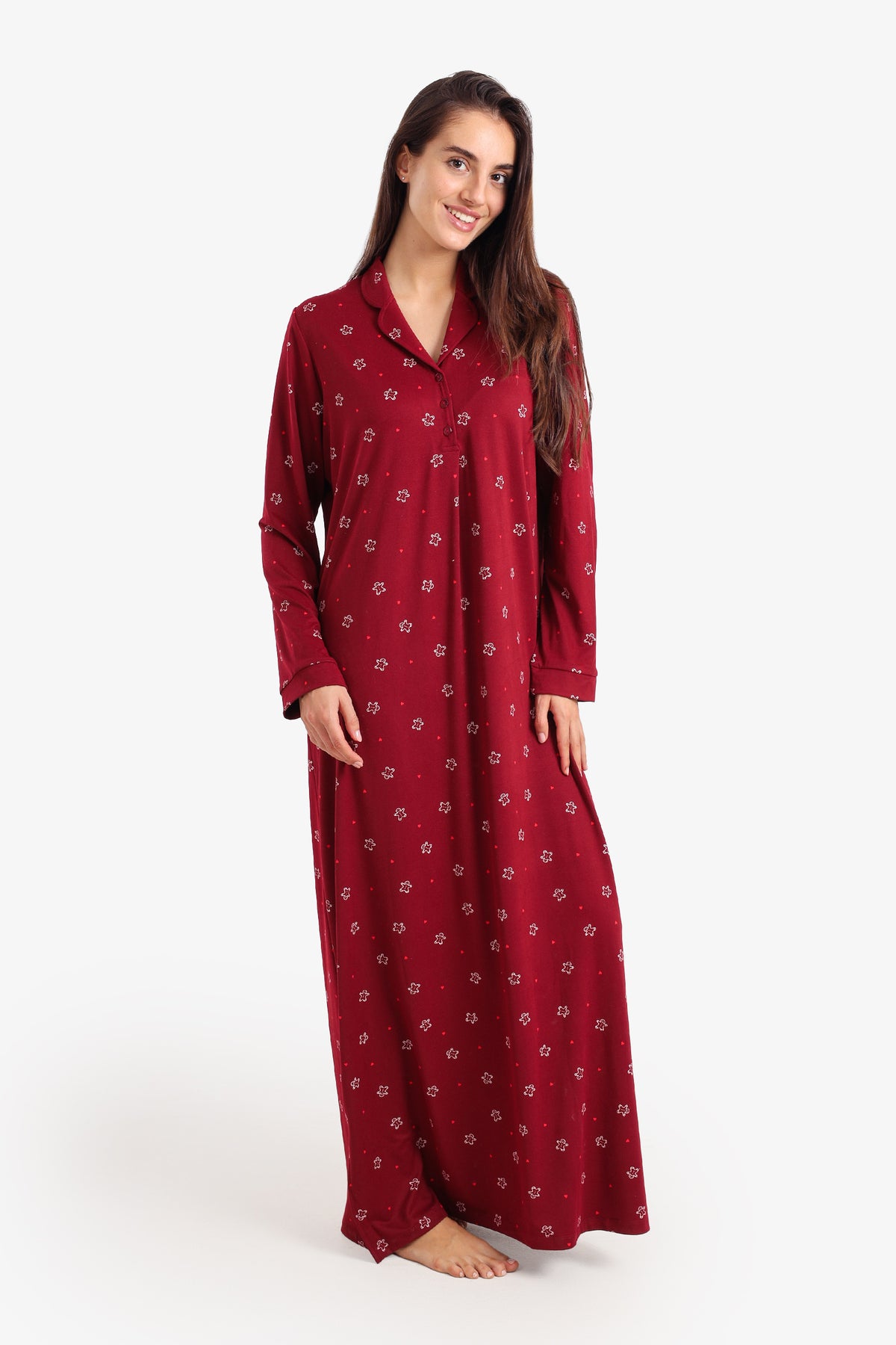 Long Sleeve Maxi Nightgown