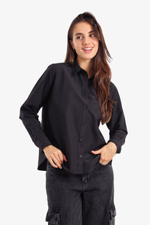 Classic Asymmetric Hem Shirt
