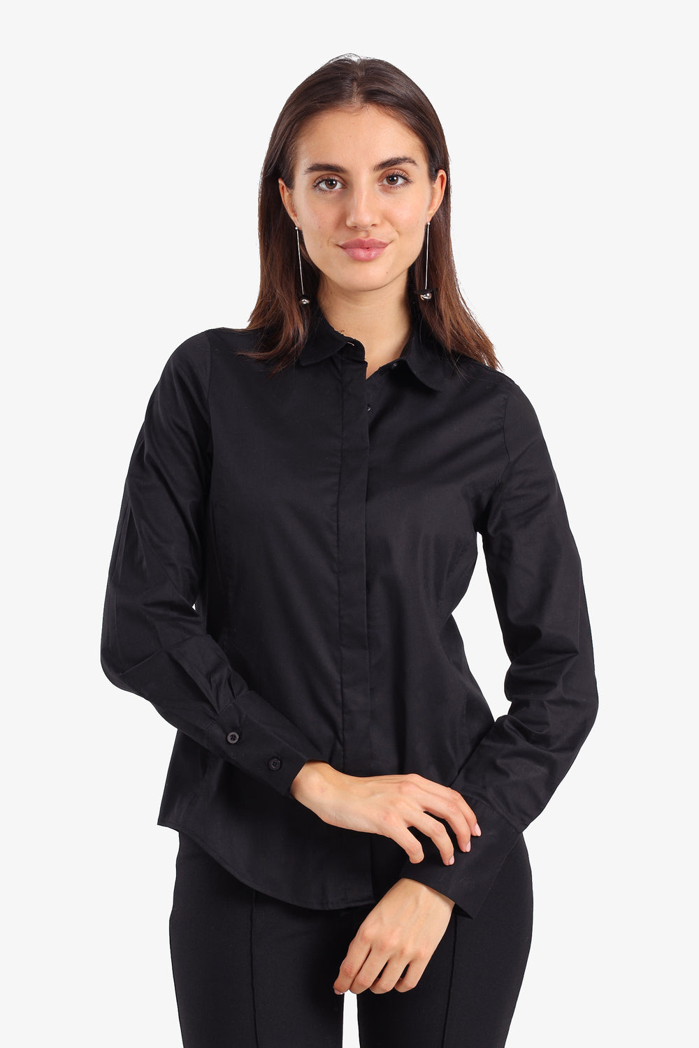 Asymmetrical Hem Shirt