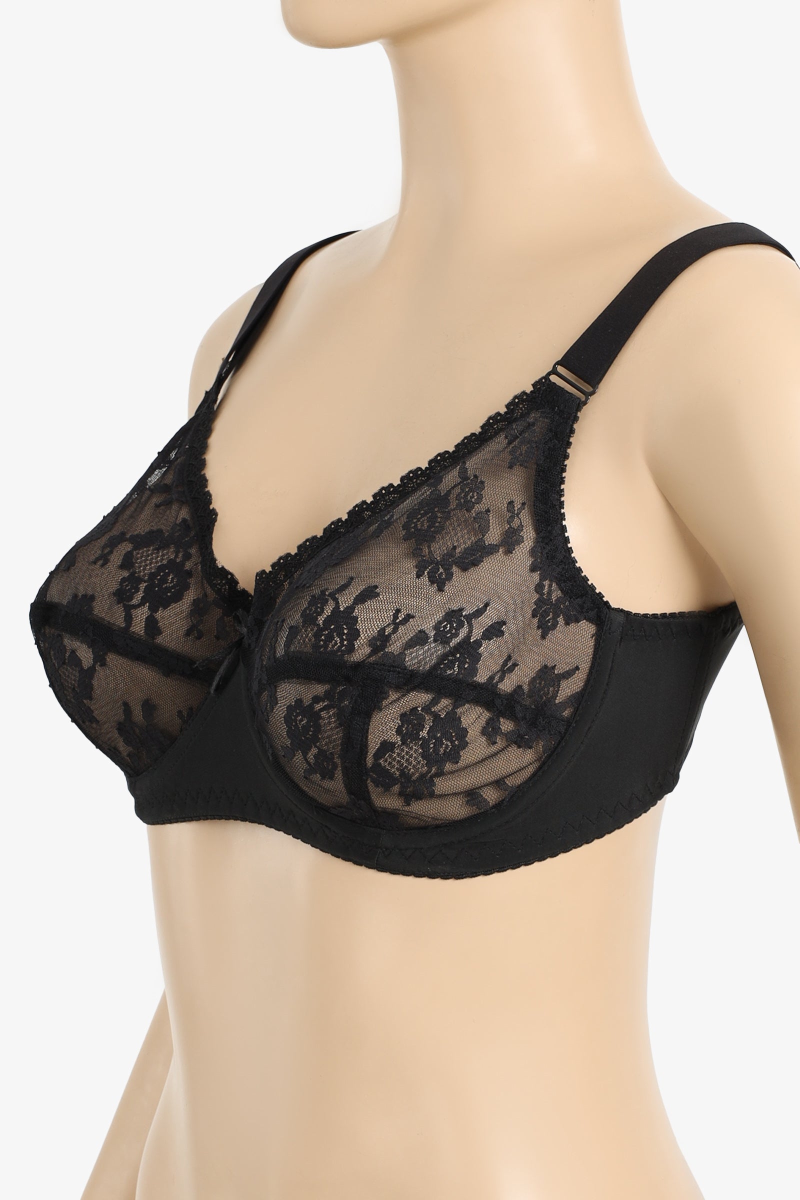 Lace Detailed Minimizer Bra