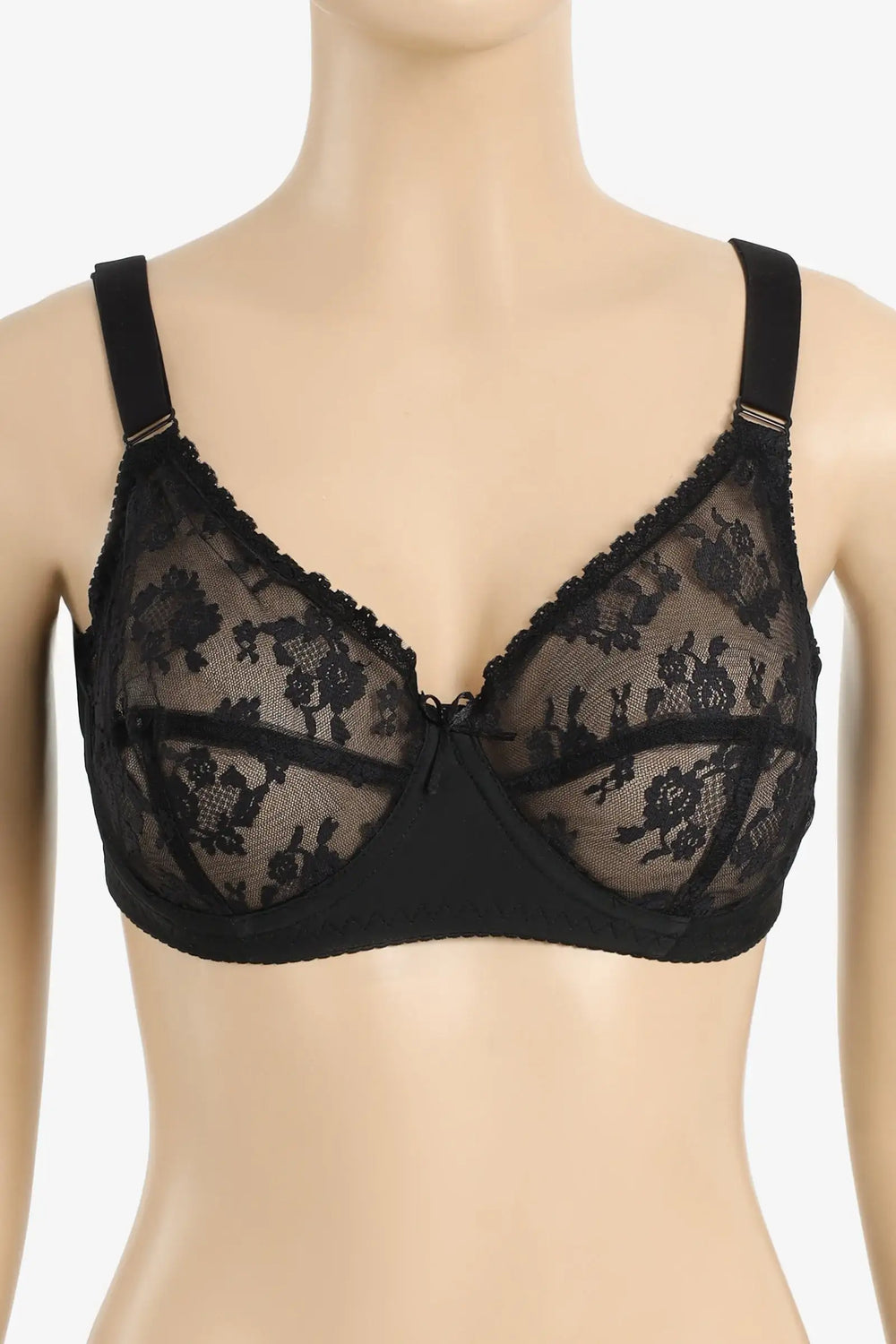 Lace Detailed Minimizer Bra