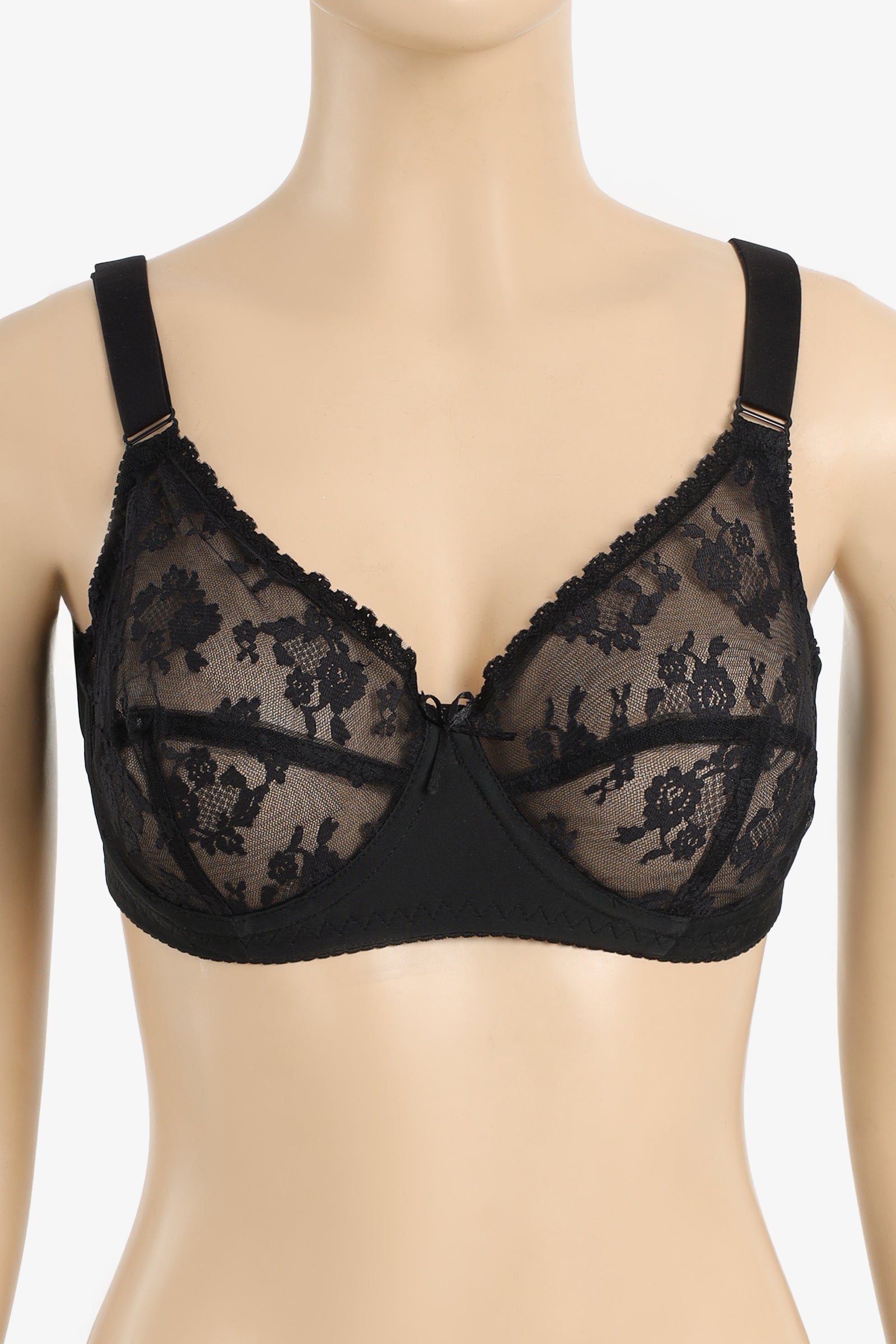 Lace Detailed Minimizer Bra