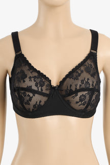 Lace Detailed Minimizer Bra