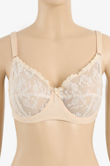 Lace Detailed Minimizer Bra