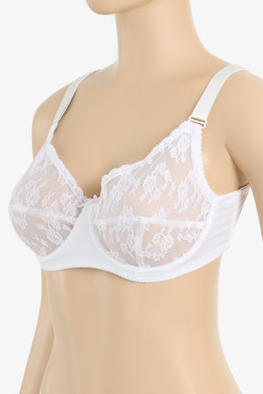 Lace Detailed Minimizer Bra