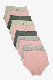 Pack of 10 Colored Full Brief Panties