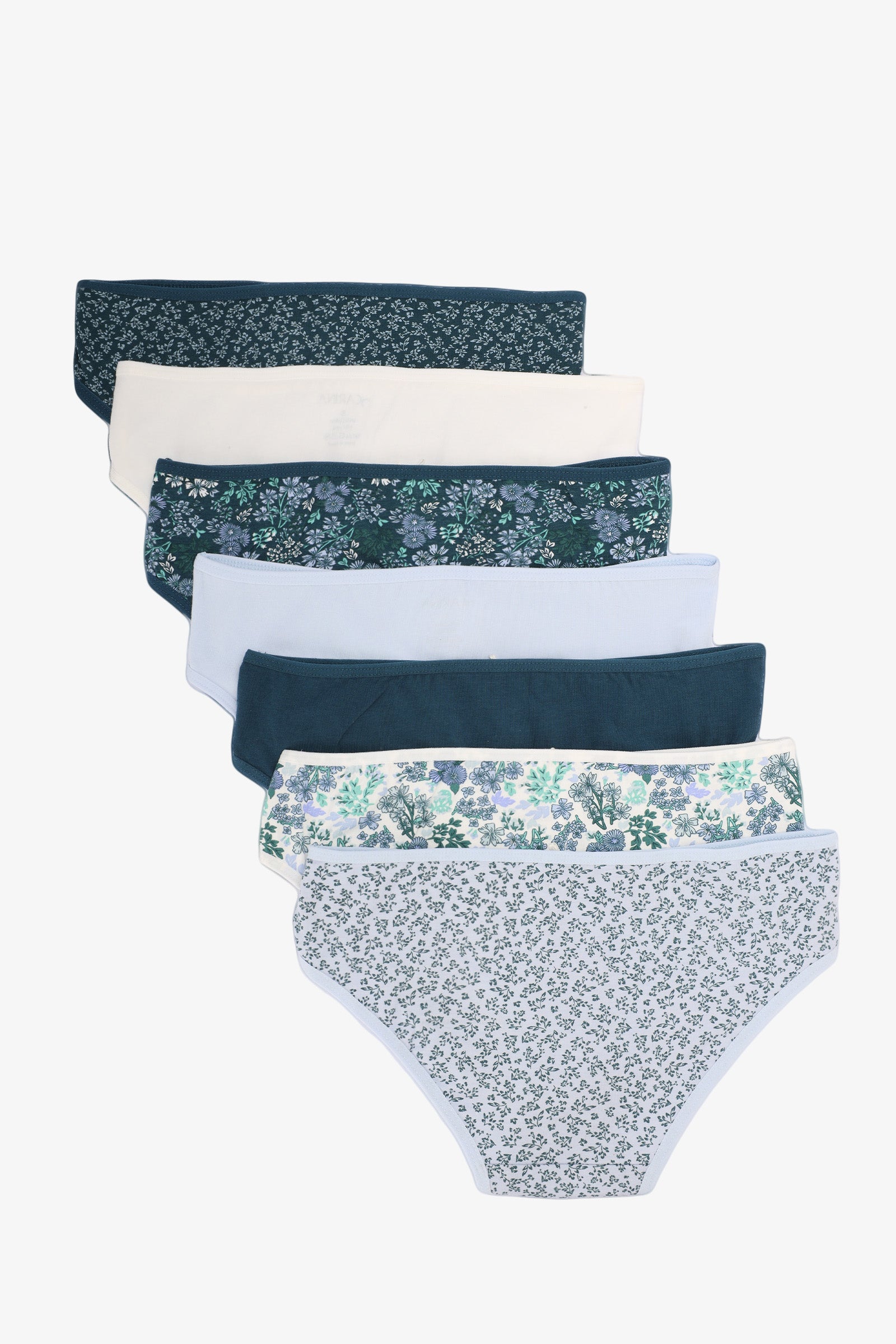 Pack of 7 Colored Bikini Panties